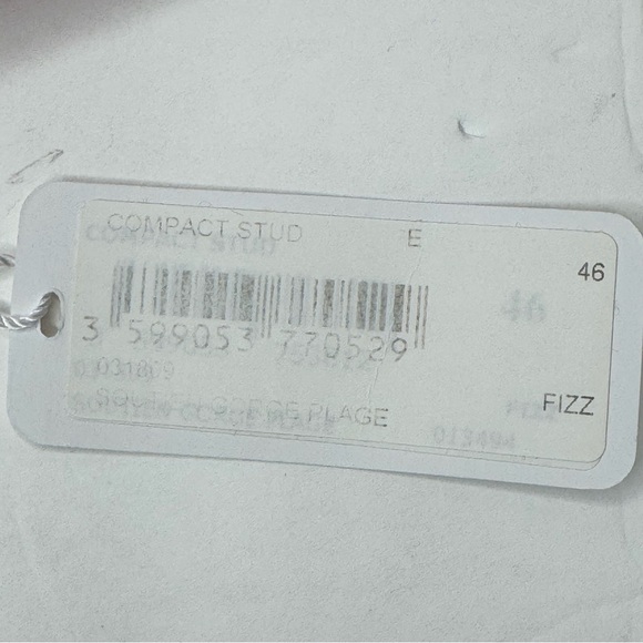 NWT ERES “Compact Stud” Full Cup Triangle Bikini Top Braided Circle Pink Size 14 - Picture 15 of 16